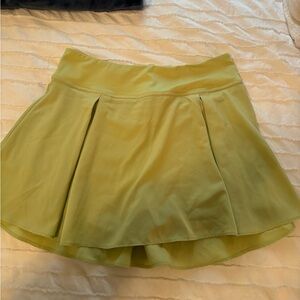green Tennis Skirt